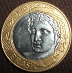 monedas de America - Brasil -  2007 (Anverso)