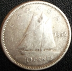 monedas de America - Canad� -  1952 (Reverso)