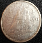 monedas de America - Canad� -  1953 (Reverso)