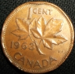 monedas de America - Canad� -  1963 (Reverso)