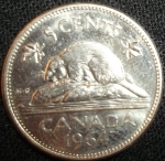 monedas de America - Canad� -  1964 (Reverso)