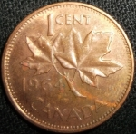 monedas de America - Canad� -  1964 (Reverso)