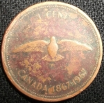 monedas de America - Canad� -  1967 (Reverso)