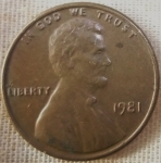 monedas de America - Estados Unidos -  1981 (Anverso)