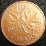 monedas de America - Canad� -  1973 (Reverso)