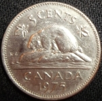 monedas de America - Canad� -  1975 (Reverso)