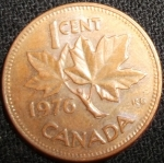 monedas de America - Canad� -  1976 (Reverso)