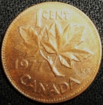 monedas de America - Canad� -  1977 (Reverso)