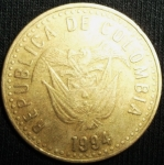 monedas de America - Colombia -  1994 (Anverso)