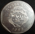monedas de America - Costa Rica -  1983 (Anverso)