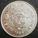 monedas de America - Costa Rica -  1984 (Anverso)