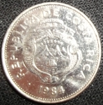 monedas de America - Costa Rica -  1984 (Anverso)