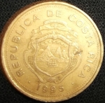 monedas de America - Costa Rica -  1995 (Anverso)