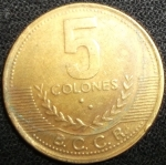 monedas de America - Costa Rica -  2001 (Reverso)