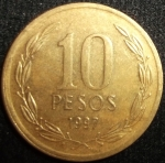 monedas de America - Chile -  1997 (Reverso)