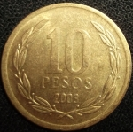 monedas de America - Chile -  2003 (Reverso)
