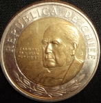 monedas de America - Chile -  2008 (Anverso)