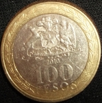 monedas de America - Chile -  2010 (Reverso)