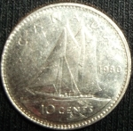 monedas de America - Canad� -  1980 (Reverso)