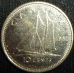 monedas de America - Canad� -  1982 (Reverso)