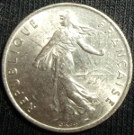 monedas de Europa - Francia -  1975 (Anverso)