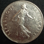 monedas de Europa - Francia -  1978 (Anverso)