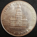 monedas de America - Estados Unidos -  1976 (Reverso)
