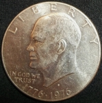 monedas de America - Estados Unidos -  1976 (Anverso)