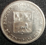 monedas de America - Venezuela -  1965 (Reverso)