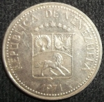 monedas de America - Venezuela -  1971 (Anverso)