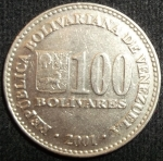 monedas de America - Venezuela -  2001 (Reverso)