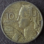 monedas de Europa - Yugoslavia -  1955 (Anverso)