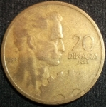 monedas de Europa - Yugoslavia -  1955 (Anverso)