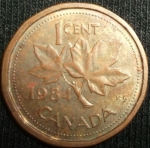 monedas de America - Canad� -  1984 (Reverso)