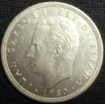 monedas de Europa - Espa�a -  1980 (Anverso)