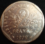 monedas de Europa - Francia -  1979 (Reverso)