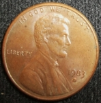 monedas de America - Estados Unidos -  1983 (Anverso)