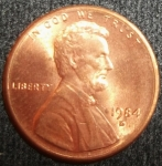 monedas de America - Estados Unidos -  1984 (Anverso)