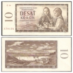 monedas de Europa - Checoslovaquia -  88 - Dos niñas con flores y la presa de Orava