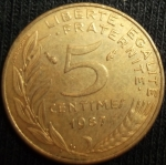 monedas de Europa - Francia -  1987 (Reverso)