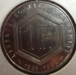 monedas de Europa - Francia -  1988 (Reverso)