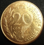 monedas de Europa - Francia -  1988 (Reverso)