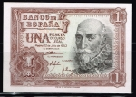 monedas de Europa - Espa�a -  Anverso de billete de 1 peseta del Banco de España