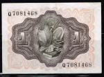 monedas de Europa - Espa�a -  Reverso de billete de 1 peseta del Banco de España