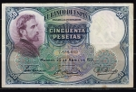 monedas de Europa - Espa�a -  Anverso de billete de 50 pesetas del Banco de España