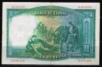 monedas de Europa - Espa�a -  Reverso de billete de 100 pesetas del Banco de España