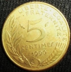 monedas de Europa - Francia -  1990 (Reverso)