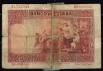 monedas de Europa - Espa�a -  Reverso de billete de  25 pesetas del Banco de España