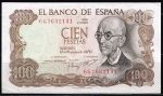 monedas de Europa - Espa�a -  Anverso de billete de 100 pesetas del Banco de E