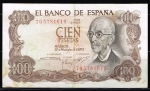 monedas de Europa - Espa�a -  Anverso de billete de 100 pesetas del Banco de E
